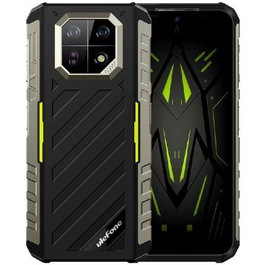 Ulefone Armor 22 Smartphone Resistente IP68 Android 13 - 8GB RAM 128GB ROM, Pantalla 6.58" 120Hz, Cámara 64MP, Batería 6600mAh, Procesador Helio G96, Negro y Verde